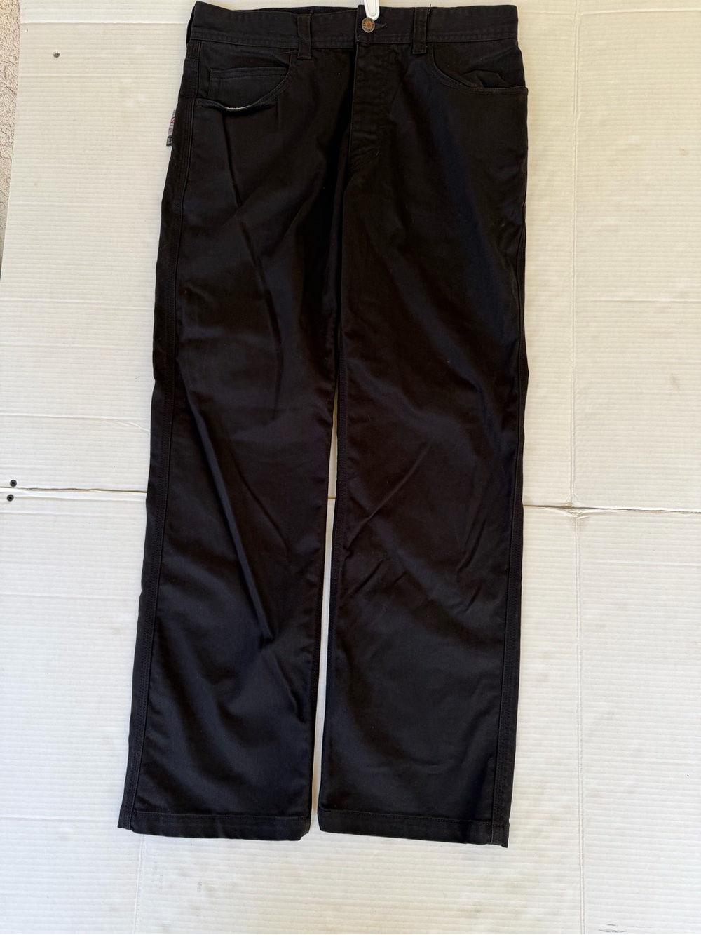 Wolverine flame resistant Cat 2 work Jean Black Straight Leg